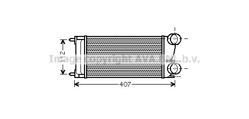 AVA QUALITY COOLING Kompressoriõhu radiaator PE4332